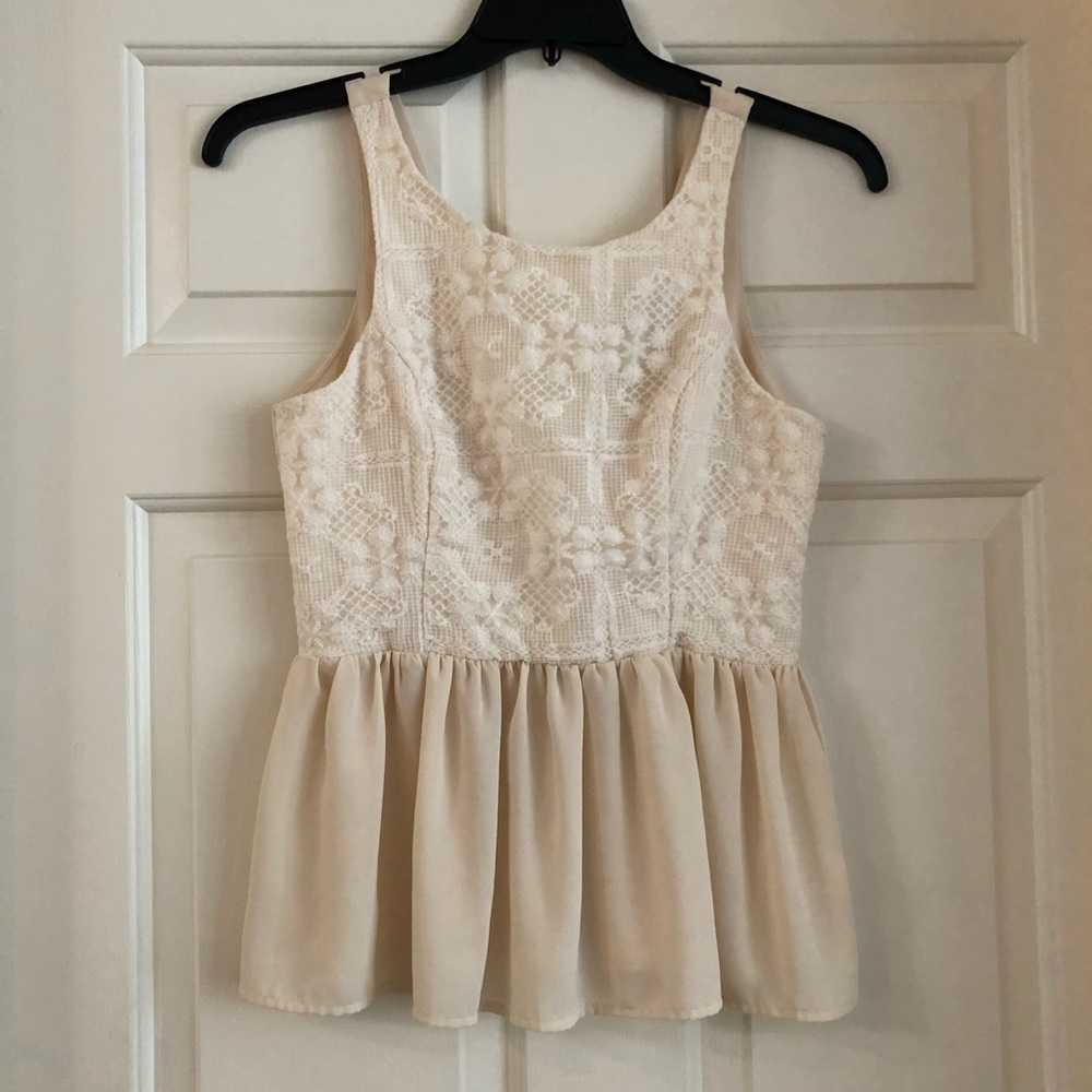 Francesca’s Peplum Top